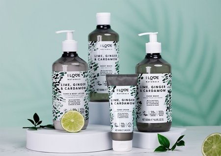 I Love Naturals Lime, Ginger & Cardamom suihkugeeli