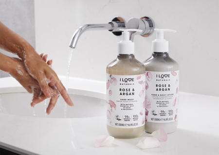 I Love Naturals Rose & Argan tekuté mýdlo na ruce