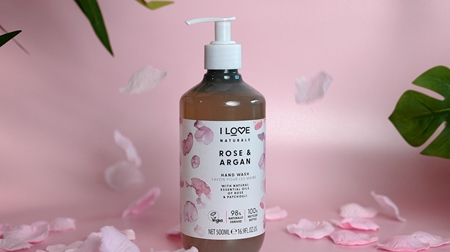 I Love Naturals Rose & Argan tekuté mýdlo na ruce