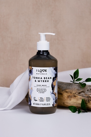 I Love Naturals Tonka Bean & Myrrh nestemäinen käsisaippua