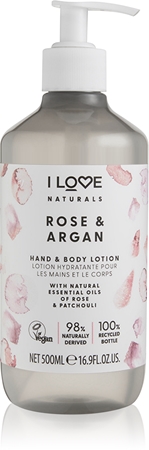 I Love Naturals Rose & Argan vartalomaito