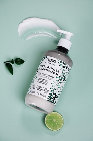 I Love Naturals Lime, Ginger & Cardamom tělové mléko