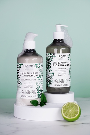 I Love Naturals Lime, Ginger & Cardamom tělové mléko