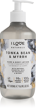 I Love Naturals Tonka Bean & Myrrh tělové mléko