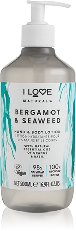 I Love Naturals Bergamot & Seaweed Natuurlijke Handcrème