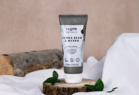 I Love Naturals Tonka Bean & Myrrh crema per le mani