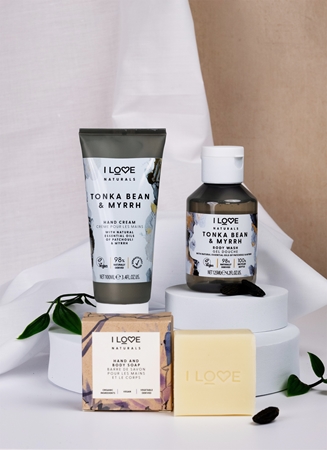 I Love Naturals Tonka Bean & Myrrh crema per le mani