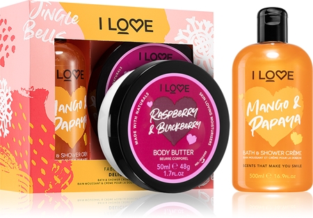 I Love Fabulously Fruity set cadou cu papaya