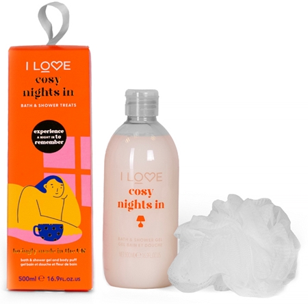 I Love Bathtime Treats Cosy Nights In coffret cadeau pour la douche