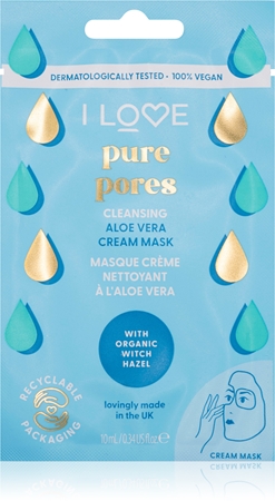I Love Pure Pores hydratační krémová maska
