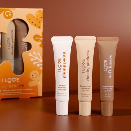 I Love Cosy Kisses set cadou de buze