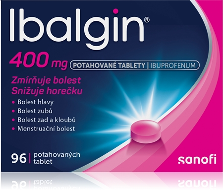 Ibalgin Ibalgin 400 mg potahované tablety