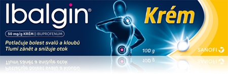 Ibalgin Ibalgin 50 mg/g krém proti bolesti, zánětu, otoku