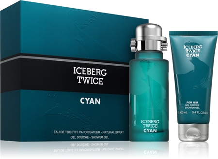 iceberg twice cyan woda toaletowa 125 ml   zestaw  