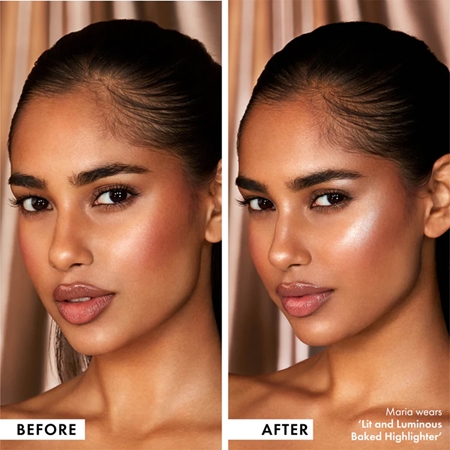 ICONIC London Lit & Luminous kompaktni highlighter u prahu