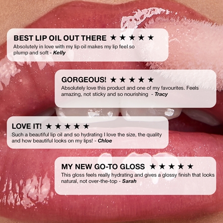 ICONIC London Lustre Lip Oil Mitrinoša eļļa lūpām