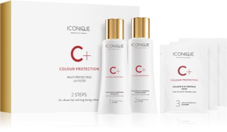 ICONIQUE Professional C+ Colour Protection 2 steps for vibrant hair and long lasting colour Geschenkset (für gefärbtes Haar)