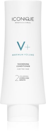 ICONIQUE Professional V+ Maximum volume Thickening Conditioner volyymia lisäävä hoitoaine hennoille hiuksille