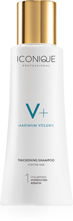 ICONIQUE Professional V+ Maximum volume Thickening shampoo wzmacniający szampon dla objętości włosów