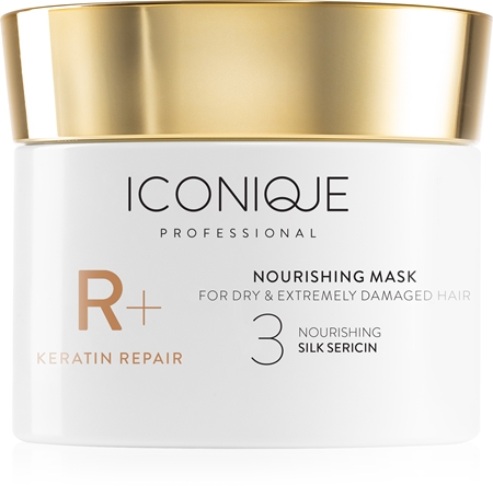 ICONIQUE Professional R+ Keratin repair Nourishing mask obnavljajuća maska za suhu i oštećenu kosu