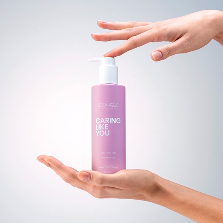 ICONIQUE Professional CONFIDENT LIKE YOU Set Shampoo 250 ml Conditioner 250 ml BrushArt brush Geschenkset für Haare und Kopfhaut
