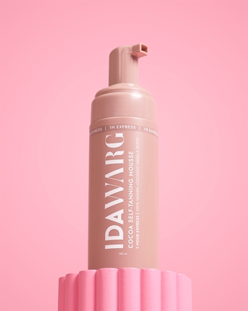 IDA WARG Beauty Self-Tanning Cocoa Mousse 1h Express greito poveikio savaiminio įdegio putos