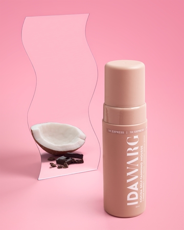 IDA WARG Beauty Self-Tanning Cocoa Mousse 1h Express greito poveikio savaiminio įdegio putos