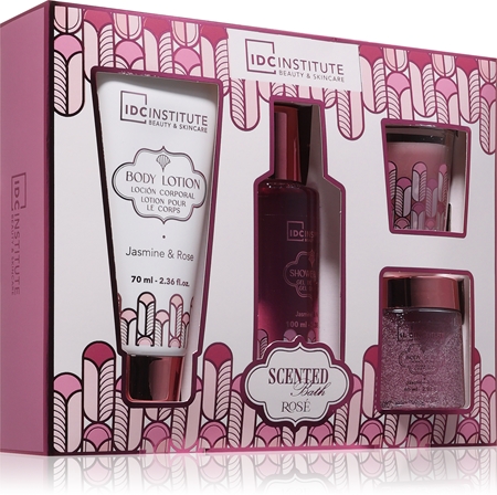 IDC Institute Scented Bath Rose zestaw upominkowy dla kobiet