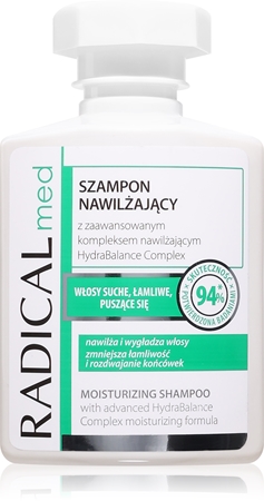 Ideepharm Radical Med Moisturizing shampoo champô para cabelos secos e quebradiços