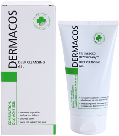 Ideepharm Dermacos Combination Oily Acne Skin Deep-Cleansing Gel To shine and expanded pores