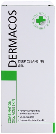 Ideepharm Dermacos Combination Oily Acne Skin Deep-Cleansing Gel To shine and expanded pores