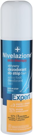 Ideepharm Nivelazione Expert Viis-ühes aktiivdeodorant jalgadele pihustiga