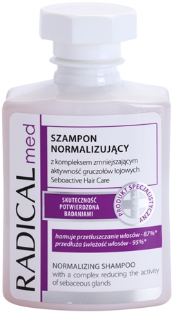 Ideepharm Radical Med Normalize šampon za mastne lase in lasišče