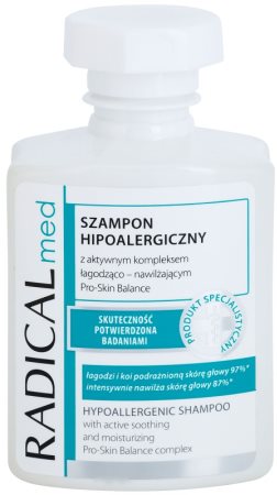 Ideepharm Radical Med Hypoalergenic champú hipoalergénico para el cuero cabelludo afectado de psoriasis