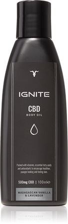 Ignite CBD Madagascan Vanilla & Lavender 500mg feuchtigkeitsspendendes Körperöl