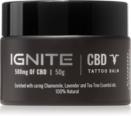 Ignite CBD Camomile, Lavender & Tea Tree 500mg βάλσαμο για τις πρώτες ημέρες τατουάζ