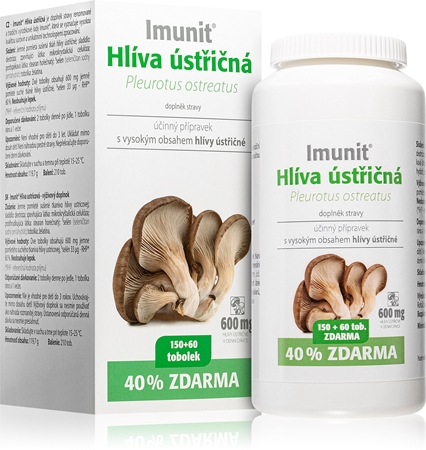Imunit Hliva ustricová 600 mg tobolky s vysokým obsahom hlivy ustricovej
