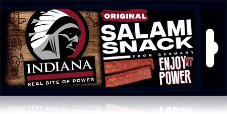 Indiana Jerky Salami Snack Original sušené maso