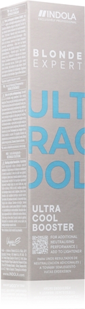 Indola Blond Expert Ultra Cool Booster toner for neutralising yellow tones for blonde hair