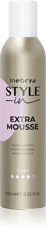 Inebrya Style-In Style-In Extra Mousse αφρώδες σκληρυντικό μους με εξτρα δυνατό κράτημα