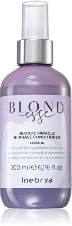 Inebrya BLONDesse Blonde Miracle Bi-Phase Conditioner dvofazni balzam brez spiranja za blond lase