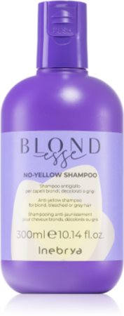 Inebrya BLONDesse No-Yellow Shampoo Shampoo zum Neutralisieren von Gelbstich für blonde und graue Haare