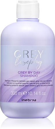 Inebrya Greylosophy Grey By Day Shampoo shampoing colorant pour cheveux gris