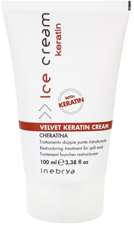 Inebrya Keratin crème restructurante cheveux anti-pointes fourchues