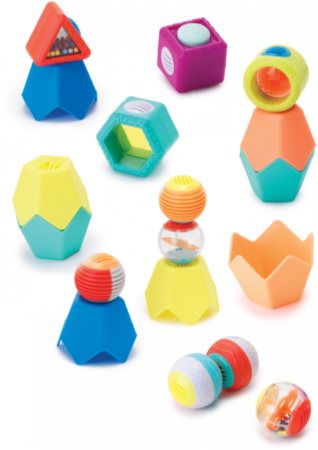 Infantino Sensory Balls, Cubes and Cups set de juguetes
