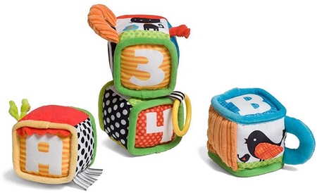 Infantino Activity Blocks cubos sensoriales blandos