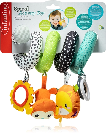 Infantino Hanging Toy kontrastingas kabantis žaislas