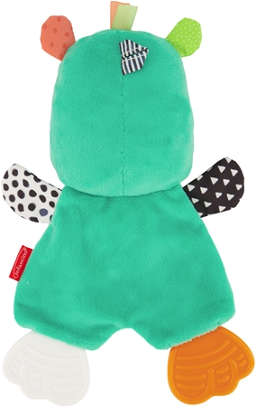 Infantino Cuddly Teether Hippo peluche blando y suave con mordedor
