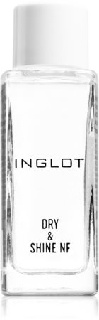 Inglot Dry & Shine NF zgornji lak za nohte za pospešitev sušenja laka polnilo