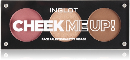 Inglot Face Palette fehérítő, bronzosító és arcpirosító